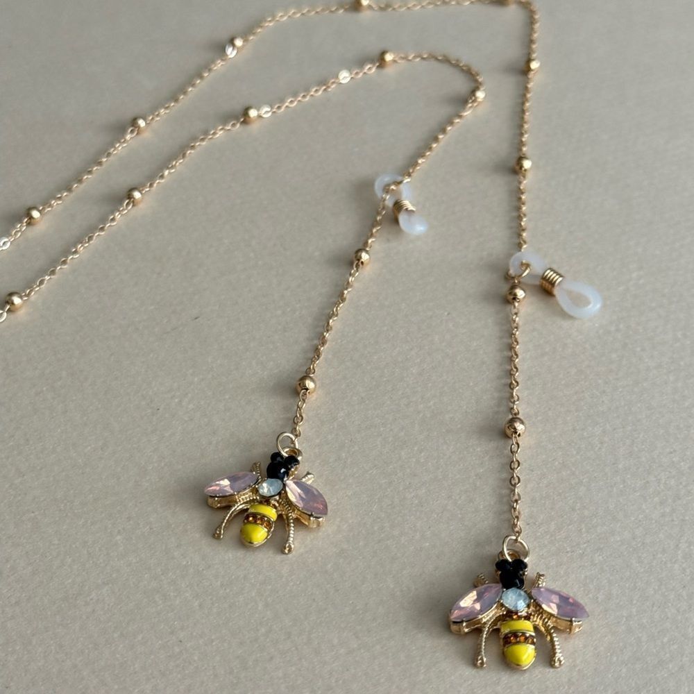 Bee Chain Glasses Accessory S1298 - Picture 3 of 3